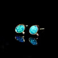 Blue opal jewellery