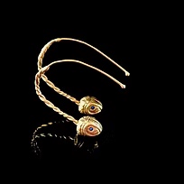 Evil eye ear threads