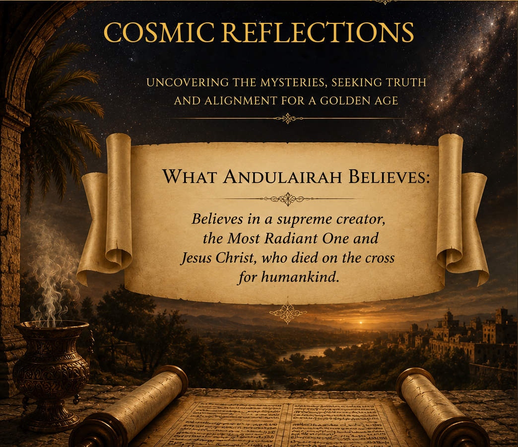 Spirituality — What Andulairah Believes